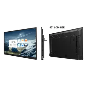 스마트 인터랙티브 화이트 보드 65 75 86 인치 안드로이드 LCD 4k 스마트 화이트 보드 보드 공급 업체 인터랙티브 화이트 보드 안드로이드 12