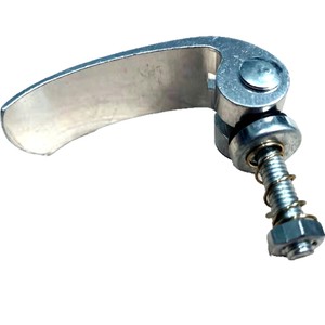 Palanca de liberación rápida de aluminio para sillín de bicicleta con resorte, fácil instalación, color plateado - Product Image 5