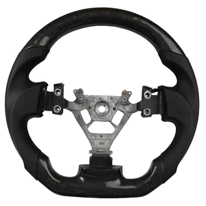 Volante de fibra de carbono de cuero deportivo negro de alta calidad para <span class=keywords><strong>Nissan</strong></span> 350Z 370Z <span class=keywords><strong>GTR</strong></span> R35 R 35 Volante de coche - Product Image 1