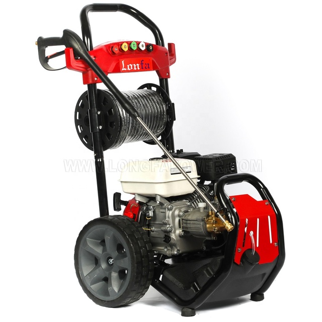 High Pressure Cleaner Heavy-duty Washer 6.5HP 7.0HP 180Bar 200Bar 2600Psi 2900Psi Water Jet Gasoline Petrol Washer