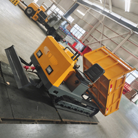 Fabrik preis Crawler Dumper Euro 5 CE EPA Hydraulic Mud Road Hydraulisches Heben Crawler Dumper Mini Crawler Dumper Truck