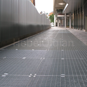Grille de protection robuste en acier galvanisé soudé antidérapante pour caniveau de drainage, couloir industriel et plateforme de circulation - Product Image 6