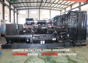 Generador Diésel Industrial Cummins Megawatt 1MW 1000kW 1250kVA en Contenedor de 40 pies con Fase 1/3, 50/60Hz para Respaldo de Energía de Datos - Product Image 3