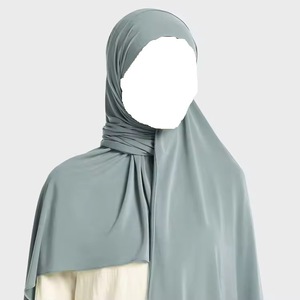 Nouveau Hijab Musulman en Jersey de Bambou Uni, Respirant, Écologique, pour Sports de Plein Air, Quatre Saisons - Product Image 2