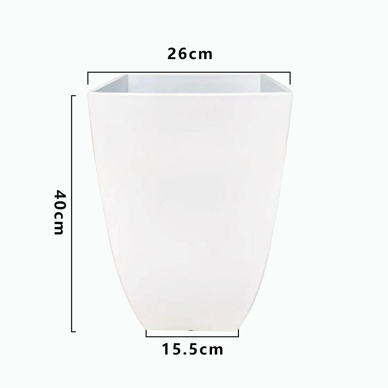 blanco brillante 10,5*16 pulgadas