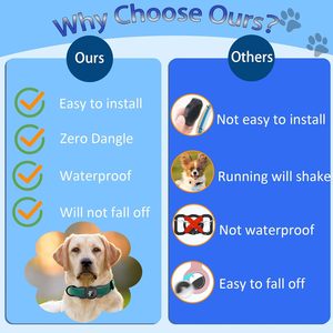 Hundepfoten-Silikonhülle, wasserdicht, für AirTag, Apple AirTag-Halterung & vollständiger Schutz für Haustier-Tracker gegen Verlust - Product Image 5