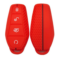 Housse de télécommande intelligente en silicone souple avec chaîne pour BYD Atto 3 Han EV Dolphin Song Pro Yuan Plus