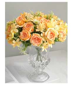 Decorazione Nuziale di Alta Qualità con <span class=keywords><strong>Rose</strong></span> e Fermagli per Capelli in Stile Antico, e <span class=keywords><strong>Rose</strong></span> Realistiche a Cinque Petali con Bordi Arricciati Stile Elsa - Product Image 4