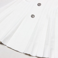 Robe pull mini côtelée pour femme, col rabattu, boutons métalliques décoratifs, manches courtes, taille cintrée, coupe trapèze, été, couleur unie