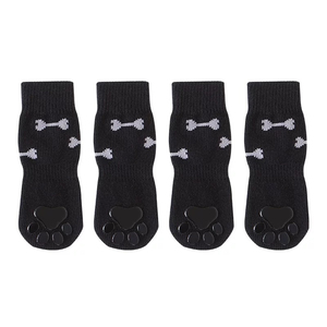 Factory Wholesale Custom-made Pet Design Socks with Logo Breathable and Anti-slip Dog Socks. - Product Image 5