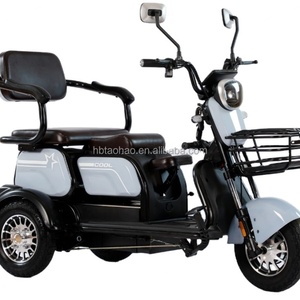 3-Wheel <b>Foldable</b> Open Body Electric Tricycle for Adults with Brushless Motor 50-70km Range China-Made Power <b>Mobility</b> <b>Scooter</b> - Product Image 1