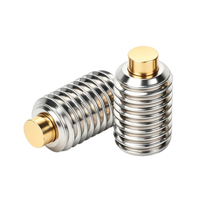 Tornillo de fijación puntiagudo de latón y acero inoxidable SUS304 angloamericano 1/2-13*1in--10-24 (32)*1in M3-M10 de acero al carbono 12.9 ennegrecido OEM - Product Image 4