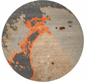 Tapis en laine de Nouvelle-Zélande tufté à la main Brez par Rugfine – Tapis d'intérieur de luxe haut de gamme fait main avec un design moderne et contemporain - Product Image 3