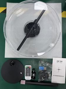 32cm Desktop <b>3D</b> Hologram <b>Projector</b> LED Fan Animated Advertising Equipment <b>with</b> Frame Stand - Product Image 3