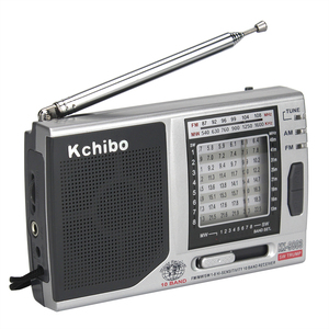 Radio Portátil FM/MW/SW1-8 de <span class=keywords><strong>10</strong></span> Bandas con Carcasa de Plástico, Radio Multibanda, Radio DC KK-9803 - Product Image 3