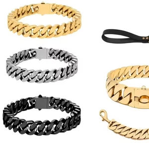 Wunderbares Luxus-Hundehalsband aus Edelstahl für den Außenbereich mit Öko-Nieten-Design - Product Image 1