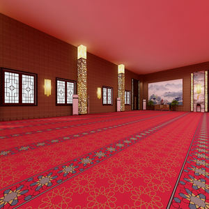 <span class=keywords><strong>Tapis</strong></span> de mosquée en laine rouge fabriqué à la machine pour musulmans, nouvelle série Shanghai HangJu ME-S1 - Product Image 1