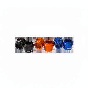 Distanziali ruota posteriori arancioni Husqvarna TC 250 23-25mm 20mm e 15mm cromati in lega e alluminio - Product Image 1
