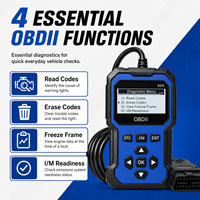 Outil de diagnostic automobile OBD2 portable V410, emballage boîte bleue, universel pour voitures particulières et camions légers 12V construits après 1996