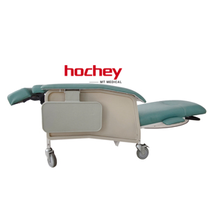 호체이 메디컬 3단계 리클라이너 의료용 수동 리클라이닝 IV 주입 의자 완전히 접히는 임상 케어 리클라이너 - Product Image 1