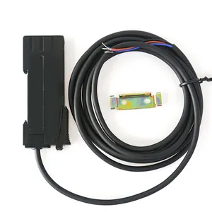 Sensore intelligente a doppio display digitale in fibra ottica piccoli oggetti di rilevamento amplificatore a fibra ottica