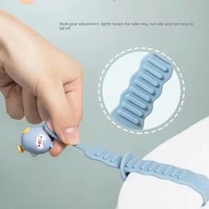 1/2PCS Elevador de Tapa de Inodoro con Diseño de Animal, Brazalete Sanitario para Cubrir la Tapa del Inodoro, Evita el Contacto con el Asa del Inodoro, Accesorios de Baño - Product Image 4