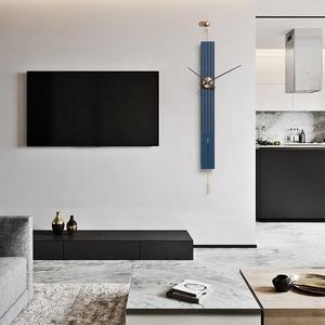 Emidoog-Reloj de pared de madera ecológico, moderno, hecho a mano, de lujo, decoración del hogar, duradero, Simple, a la venta - Product Image 6