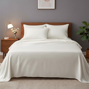 100% Bamboo <strong>Sheet</strong> Twin Full Queen <strong>King</strong> 400TC Sateen Weave <strong>Sheet</strong> Sham Pillowcase Sets - Product Image 3