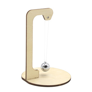 Modèle en bois du pendule de Foucault pour expériences scientifiques, jouet éducatif STEM pour étudiants - Product Image 4
