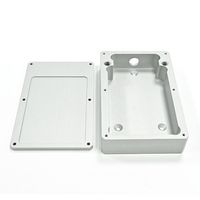 High-speed Milling Automated Packaging High-Precision CNC Machining of Silver Aluminum Metal Housing Multi-spindle Drilling