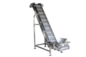 Nemen Weg Riem Pu/Pp Materiaal Transportband Met Grote Hoek Hopper Tilt Verticale Makkelijk Schoon Aangepast Met Schroef Voedsel groente - Product Image 4
