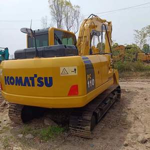 Excavatrice Komatsu PC110 de 11 tonnes d'occasion, fabriquée au Japon, excellente qualité, machine de construction d'occasion en stock - Product Image 2