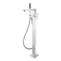 Robinet de baignoire au sol sur pied Kaiping au design moderne pour salle de bain mitigeurs de baignoire en laiton