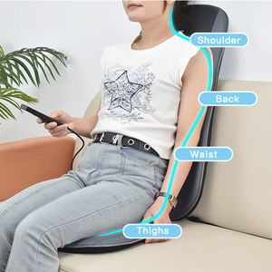 Venta al por mayor de fábrica de asientos de masaje Shiatsu cuello espalda masajeador cuerpo vibración masaje cojín con calefacción