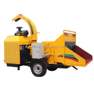 XS Large mobile home used garden shredder wood tree branch crusher wood branch shredder leaf chipper cutting machine wood chippe