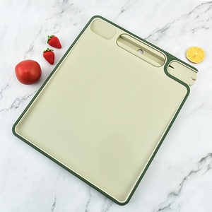 Multifunctional 4 in 1Chopping Board Kitchen Cutting Board Double-sided <b>Plastic</b> Cutting Board for Meat Vegetables Fruits - Product Image 2