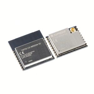 Module <span class=keywords><strong>Wifi</strong></span> ban đầu Esp32-c3-wroom-02-n4 Esp32-c3 <span class=keywords><strong>Wifi</strong></span> <span class=keywords><strong>802.11b</strong></span>/g/n Module thu phát 2.4GHz PCB dấu vết bề mặt gắn kết - Product Image 1