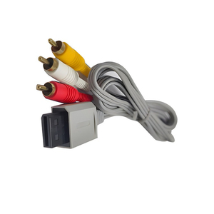 Câble audio-vidéo Tideseer 1,8 m pour <span class=keywords><strong>Wii</strong></span>/WiiU vers TV (RCA) gris PVC - Product Image 4