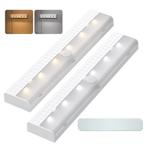 T040B LED Cabinet <b>Light</b> Magnetic Sticker Mount Internal <b>Battery</b> Night <b>Light</b> Easy Installation 25000 Hours Lifespan - Product Image 1