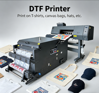 ATUE 60cm 4 Têtes I3200 Imprimante DTF Pigment Nouvelle Machine d'impression de T-shirts Tout-en-un Entièrement Automatique pour Hôtels avec Secoueur de Poudre et Four