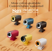 Proyector Pico Inteligente Portátil para Cine en Casa 3D, HD 720P, Inalámbrico, WiFi 5G, para Películas, Videojuegos, Reuniones, Proyector Digital de Mesa