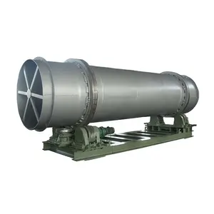 Secador rotativo de alta calidad para industria de minería, tambor rotativo de madera, horno de carbón