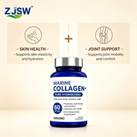 Complément de collagène en capsules molles à marque privée pour l'éclat et l'illumination de la peau, support OEM, vente en gros