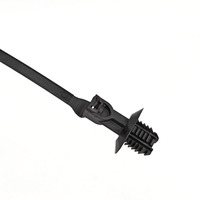 Attaches de câble en nylon faciles à installer avec fixation rapide à poussoir pour trou ovale pour la gestion des câbles de voiture Attache de câble à montage de bord