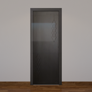 Porte coulissante en MDF moderne à 4 panneaux couleur personnalisée meilleure vente pour l'entrée principale de l'appartement ODM du fabricant vietnamien pour les chambres à coucher - Product Image 4