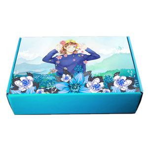 กล่องบรรจุภัณฑ์กระดาษลูกฟูกพิมพ์ลายหรูหรา โลโก้สั่งทำได้ สำหรับอาหาร เสื้อผ้า เครื่องสำอาง ของขวัญ - Product Image 4