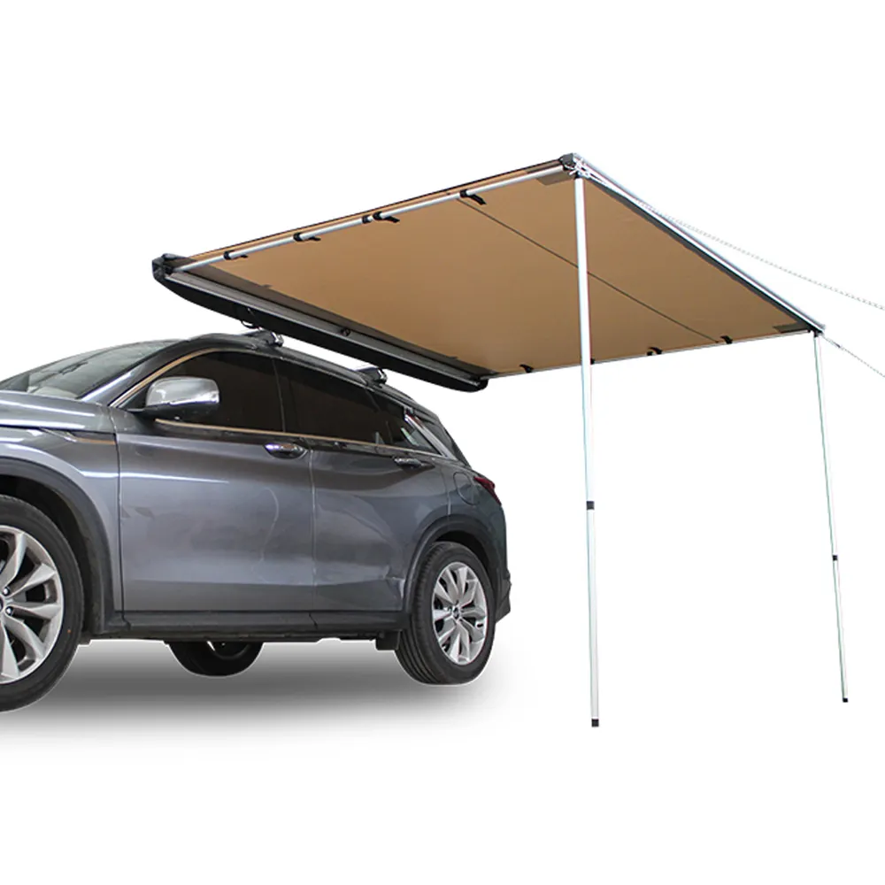 Shelter Shade SUV Outdoor Camping Travel Rooftop Pull Out Tent Car Side Awning Track Shelter Touring Awning for Camping ARB
