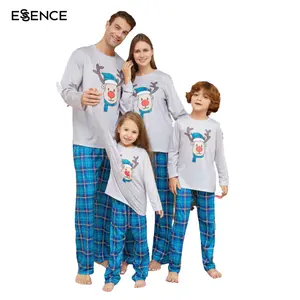 Wholesale Matching Long Pajama Set Bamboo Christmas Custom Pyjamas Mommy And Me Holidays Family Pajamas
