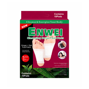 Enwei Kinoki Cerotti Detox per Piedi con Estratti Vegetali e Tormalina, Supporto Naturale per il Sonno, Essenziali per la <span class=keywords><strong>Cura</strong></span> Quotidiana a Casa e in Viaggio - Product Image 1