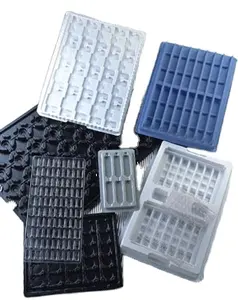 Leenol Custom Rectangle PS Anit-static ESD PCB Packaging Blister Tray For Component Storage